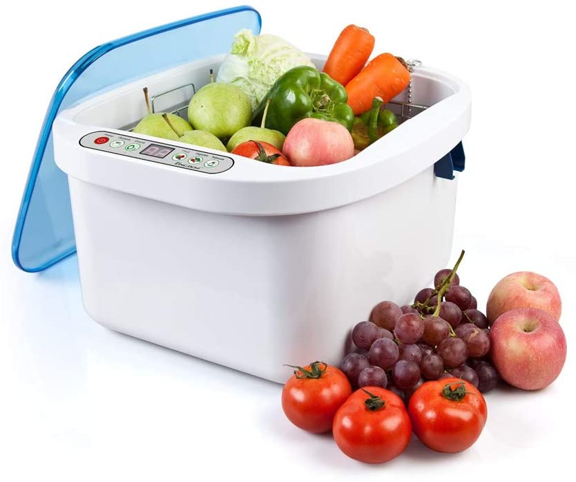 Machine à livres de fruits et légumes, forme de capsule, portable, ultrasons,  sans fil, supporter ficateur d'aliments, nettoyeur d'aliments de cuisine,  nouveau